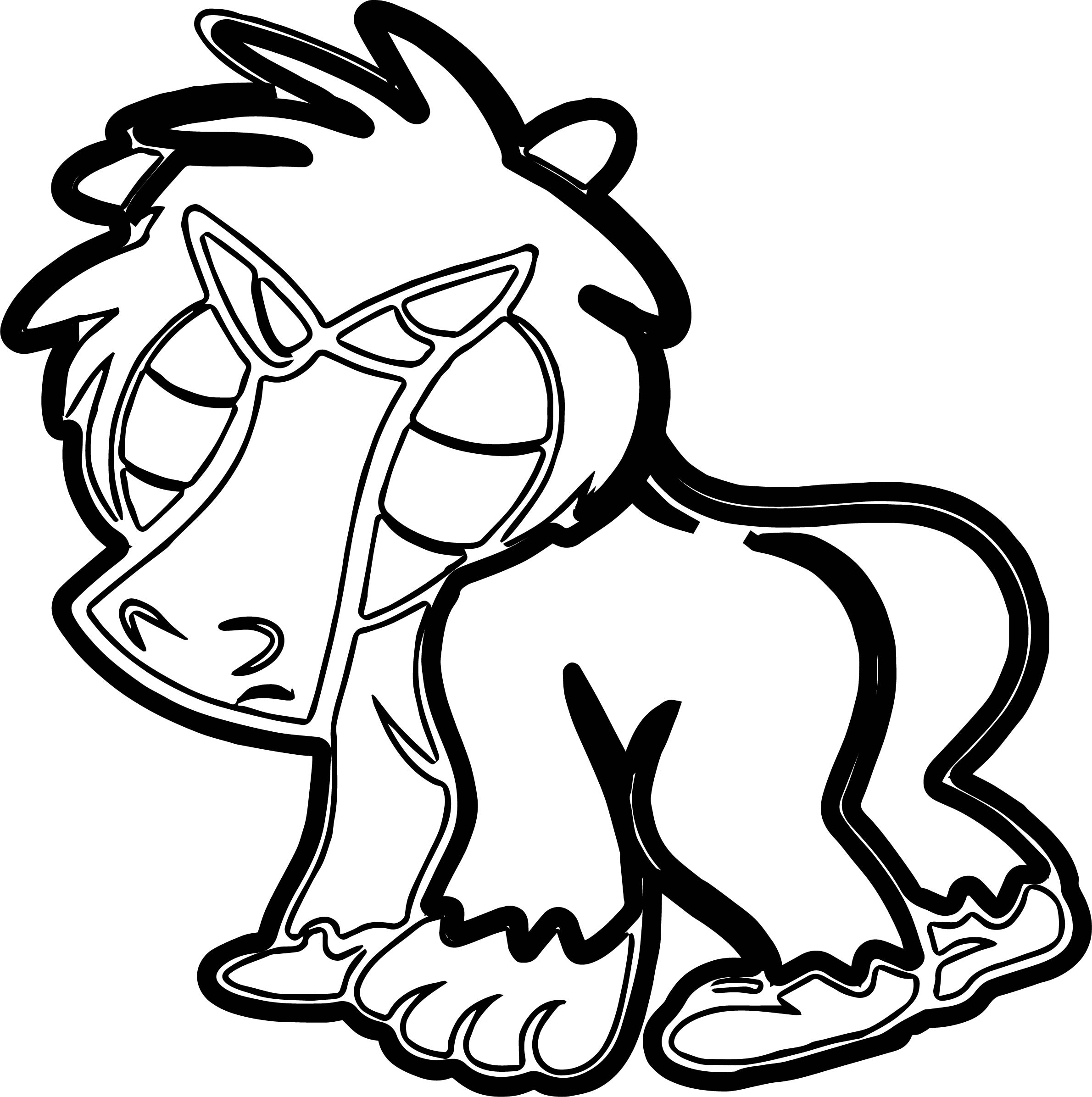 2380x2391 Unique Baboon Coloring Page Design Printable Coloring Sheet