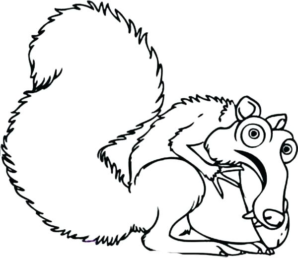 600x520 Weasel Animal Coloring Pages Weasel Coloring Page For Kids Color