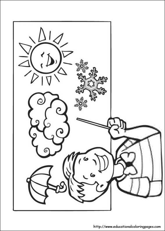 567x794 Weather Coloring Pages Free For Kids