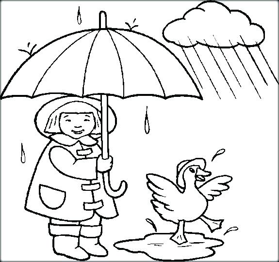 575x541 Rainy Day Coloring Pages Snowy Day Coloring Page Rainy Day