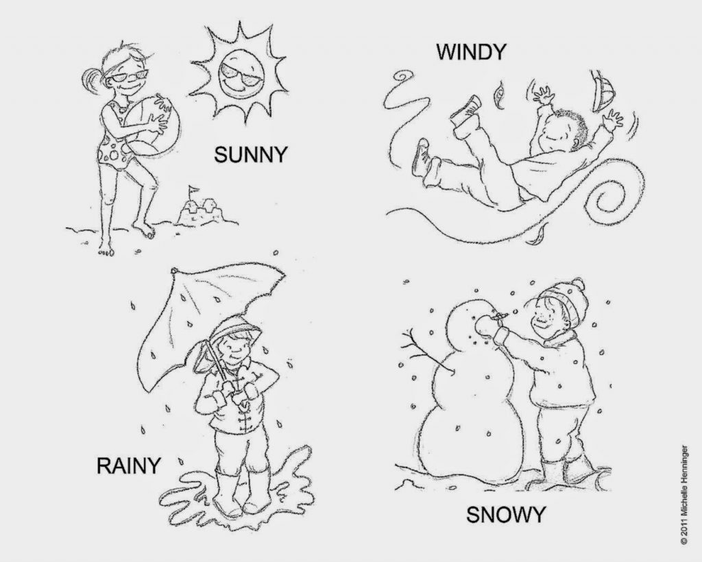 1024x820 Revisited Weather Colouring Sheets Coloring Pa