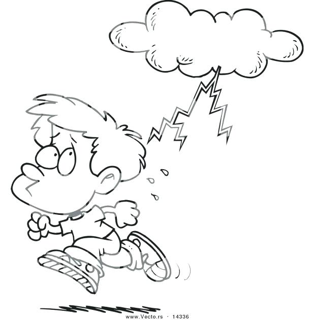 618x630 Weather Coloring Page Cloudy Pages Windy Stormy Stormy Weather
