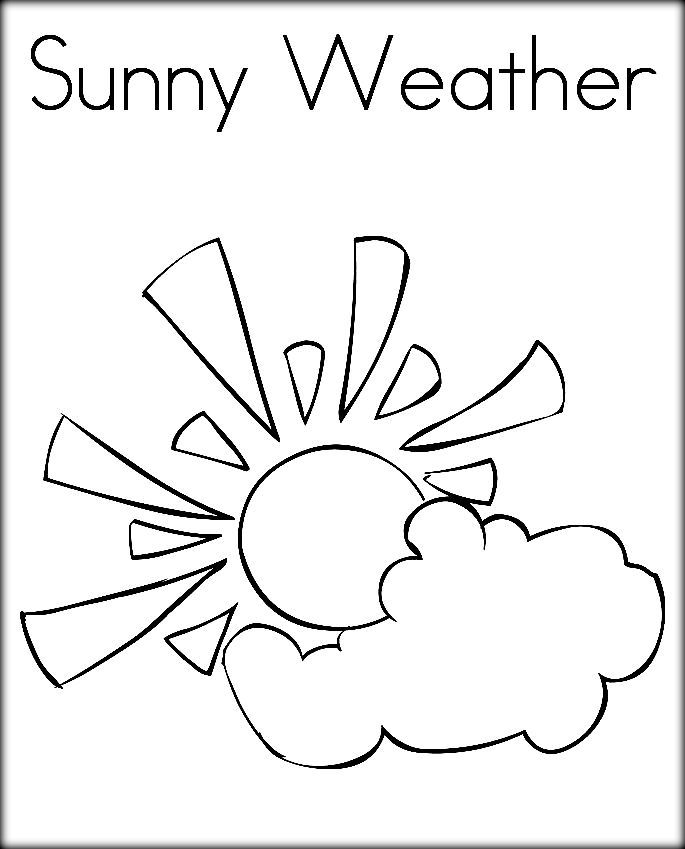 685x849 Coloring Pages Of Weather For Preschool ~ Best Ideas For Printable
