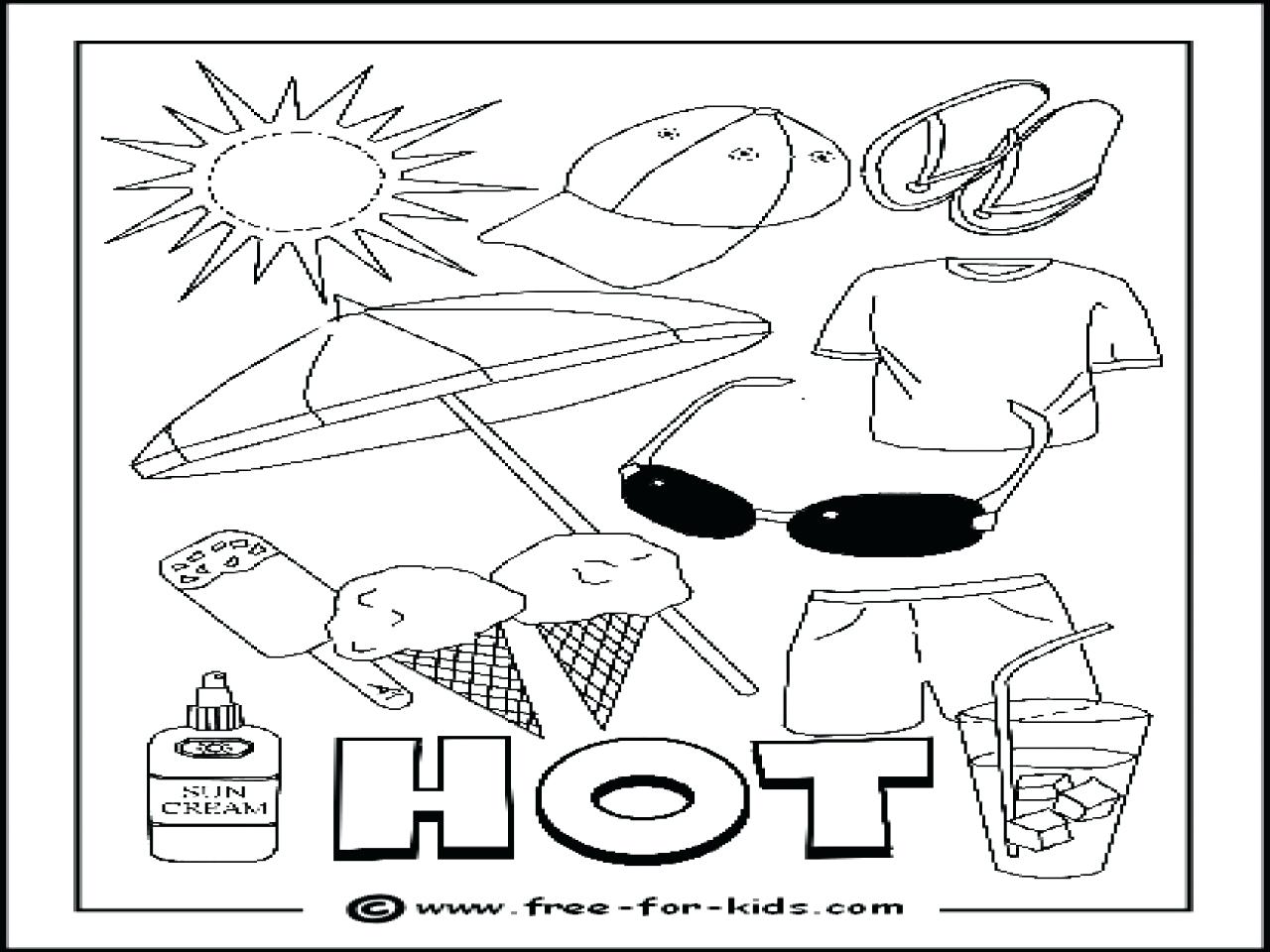 1280x960 Winter Weather Coloring Pictures Map Pages Cloudy Page Pin Cloud