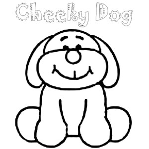 300x300 Webkinz Coloring Page (Cheeky Dog) Lilwubbies Cp Blog