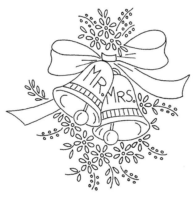 Wedding Bells Coloring Pages