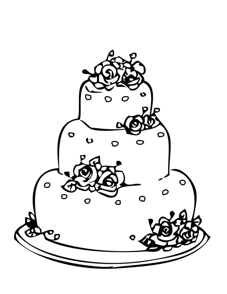 728x942 Free Printable Wedding Cake Coloring Pages Best Of Page