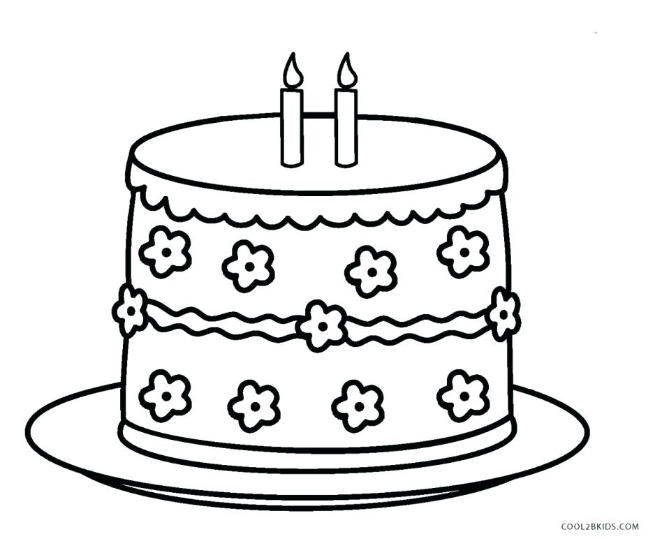 948x785 Cake Coloring Pages Large Size Of Cake Coloring Pages