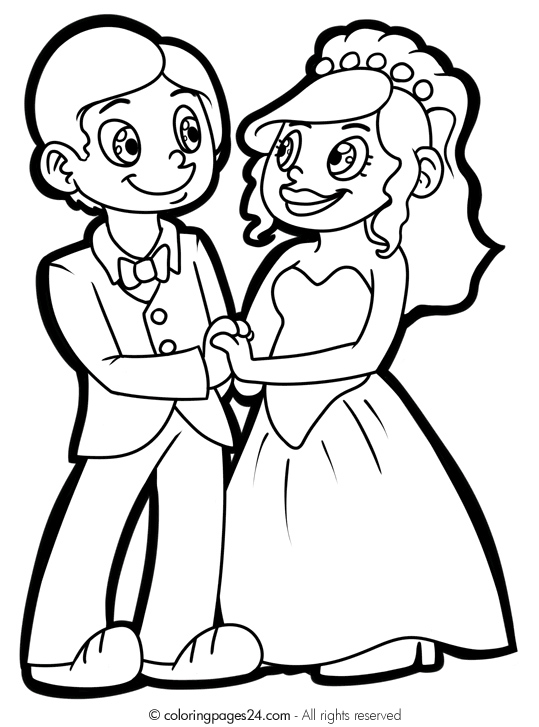 539x727 Pretty Design Wedding Coloring Pages Free Inspirational 52