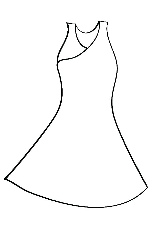 600x900 Coloring Pages Of Wedding Dresses Dresses Coloring Pages Simple