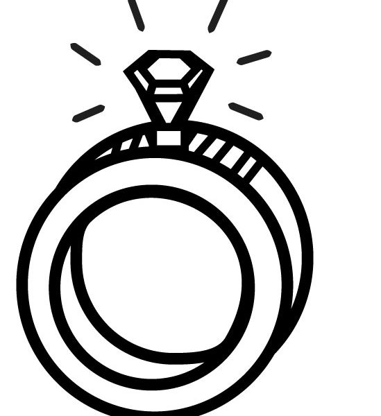 549x600 Ring Coloring Pages Easy Wedding Ring Coloring Pages 5186 Wedding