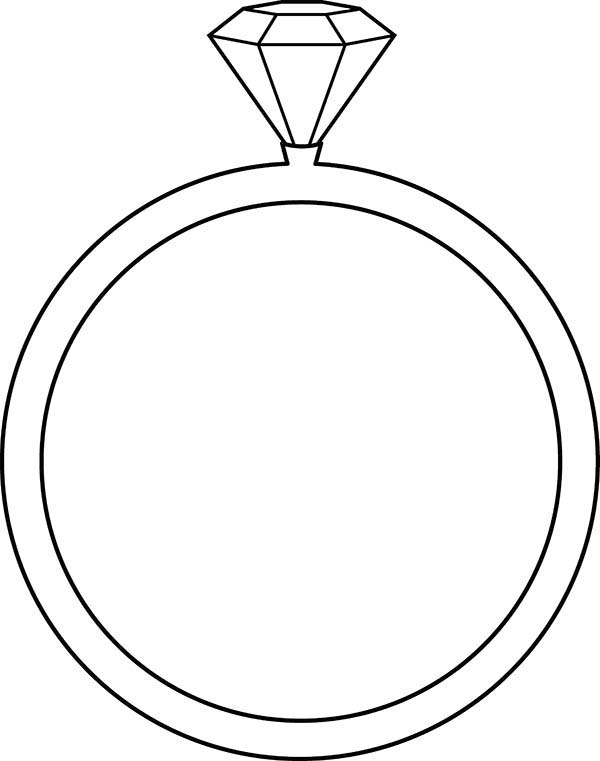 600x761 Wedding Ring Coloring Pages 2798950
