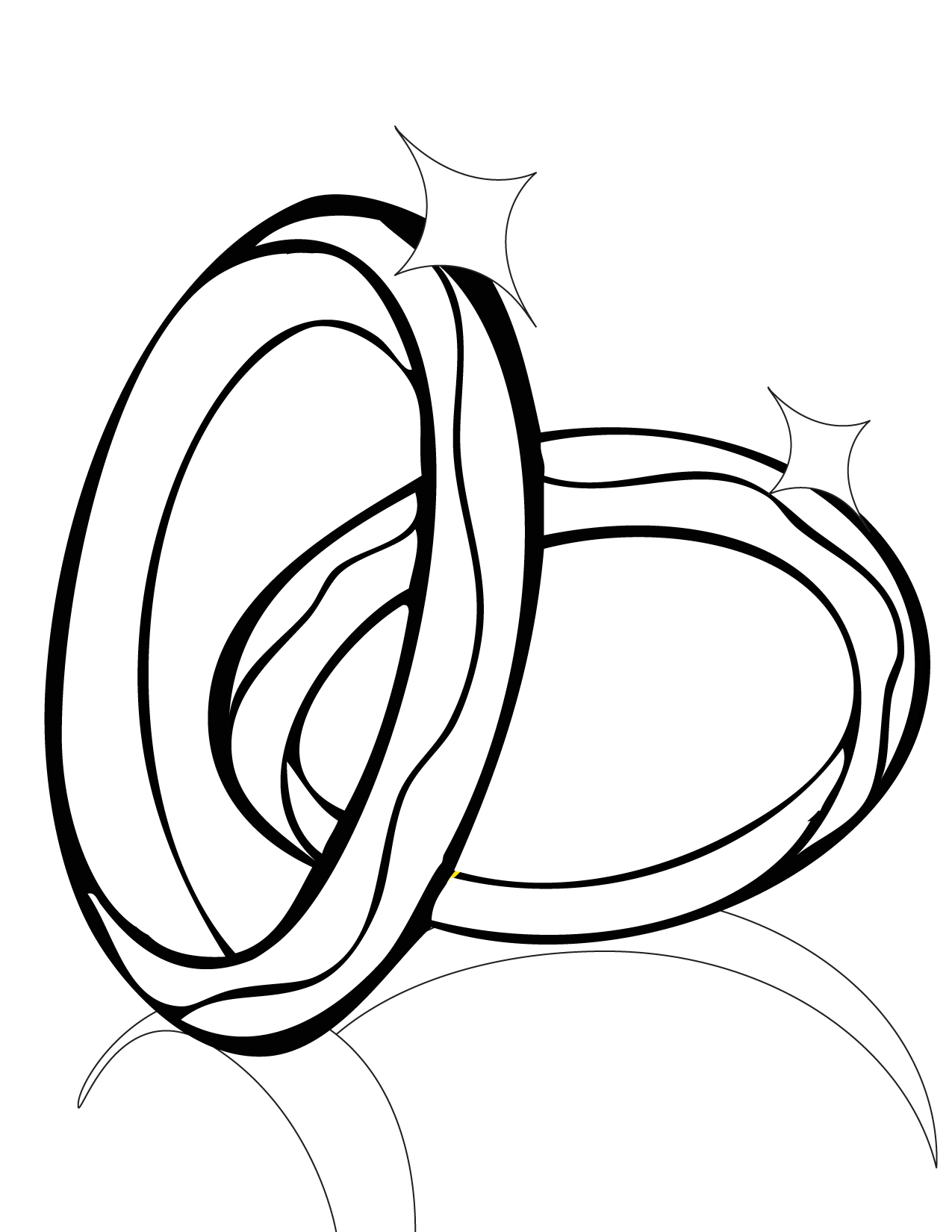 1275x1650 Wedding Rings Coloring Page