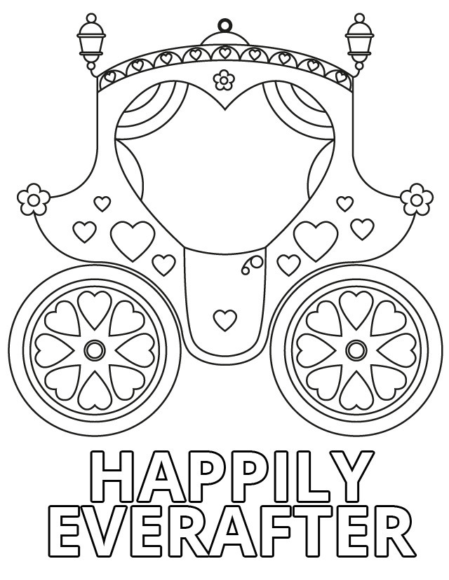 640x828 Luxury Wedding Themed Coloring Books