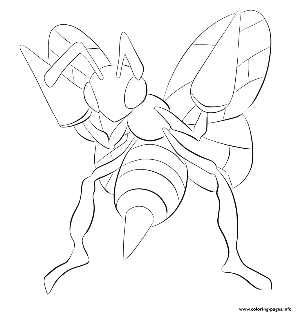 Weedle Coloring Pages