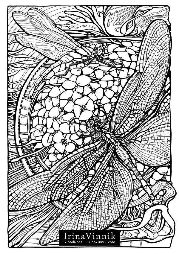 600x849 153 Best Zentangle And Intricate Illustrtions For Coloring Images