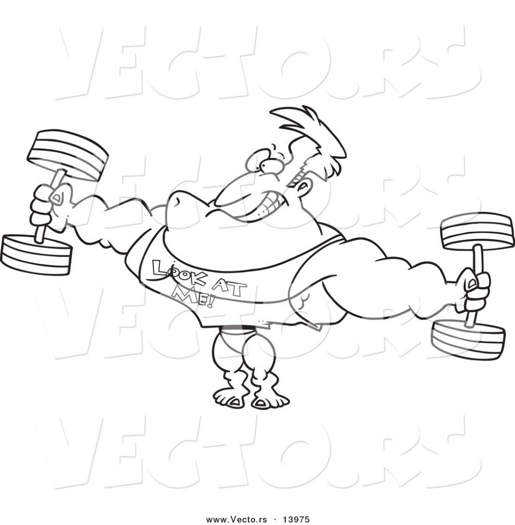 1004x1024 Coloring For Kids Weightlifting Pages Weights Weightlifter Page