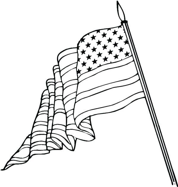 600x630 American Flag Coloring Page Coloring Pages Of The Flag S Flag