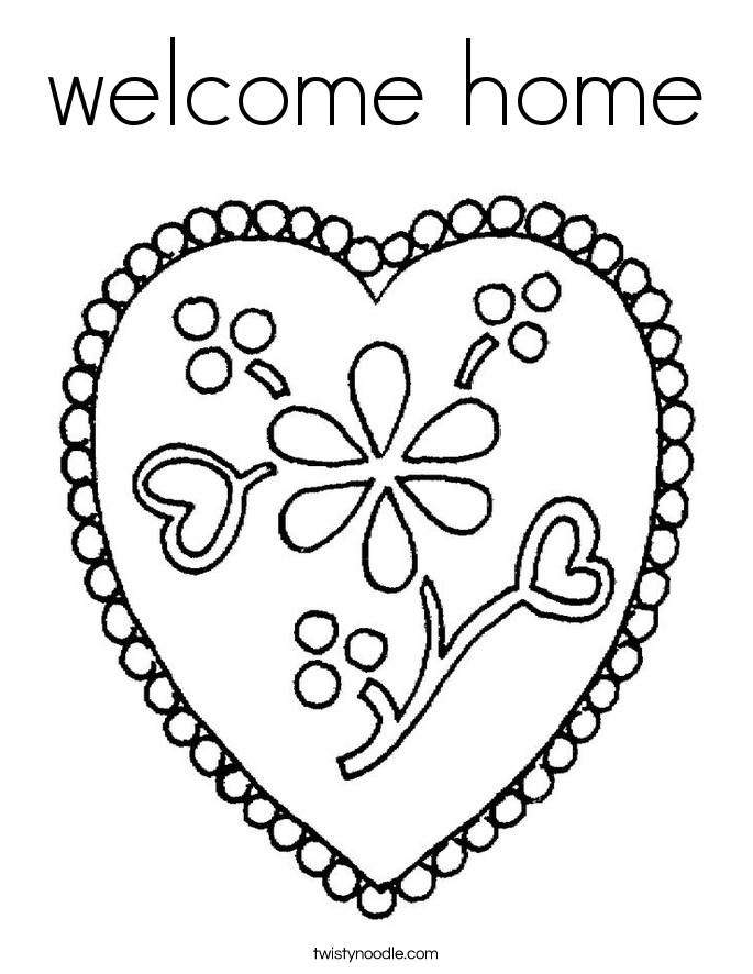 Welcome Back Coloring Pages