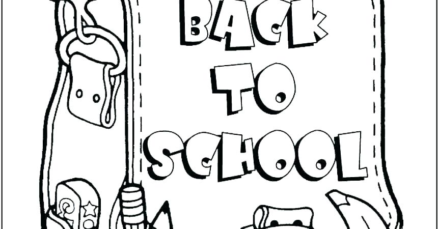 860x450 Free Back To School Coloring Pages Coloring Pages For School