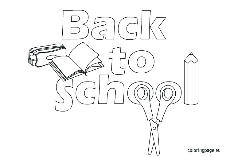 736x514 Welcome Back Coloring Pages Back To School Coloring Pages School