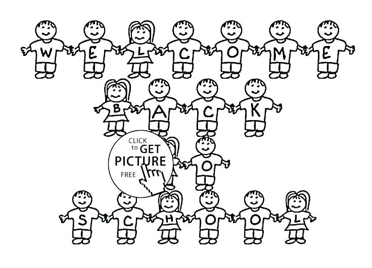 736x531 Welcome Back Coloring Pages Welcome Back To School Coloring Pages