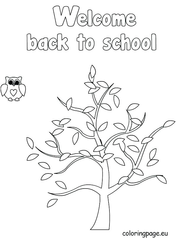 595x804 Coloring Welcome Back To School Coloring Pages Worksheets For All