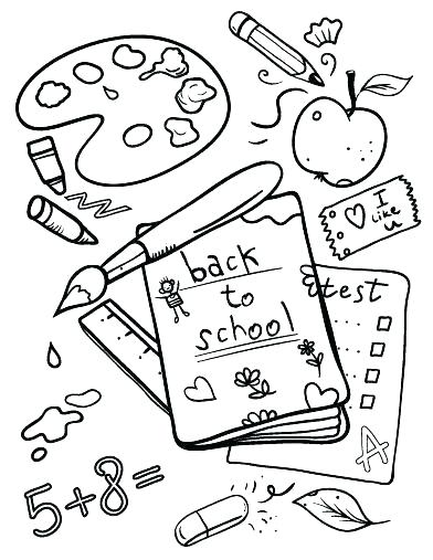 Welcome To Kindergarten Coloring Page