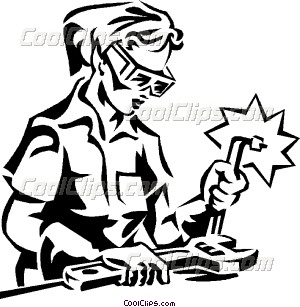 300x307 Welder Clipart Drawing 4051399