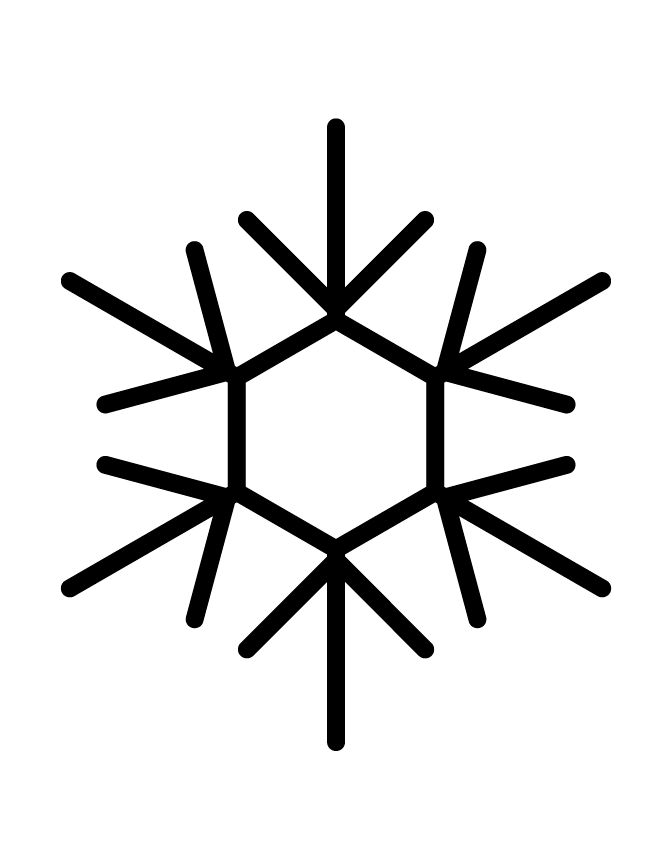 670x867 45 Best Snowflakes Images On Children Coloring Pages