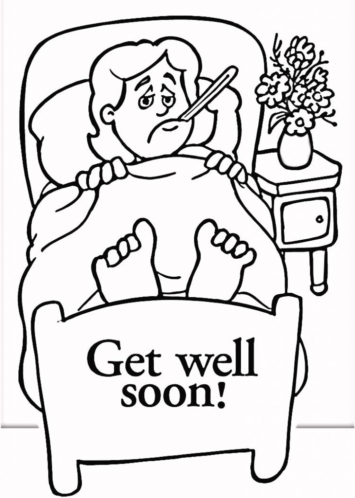 730x1024 Printable Get Well Soon Cards To Color Printable Get Well Soon