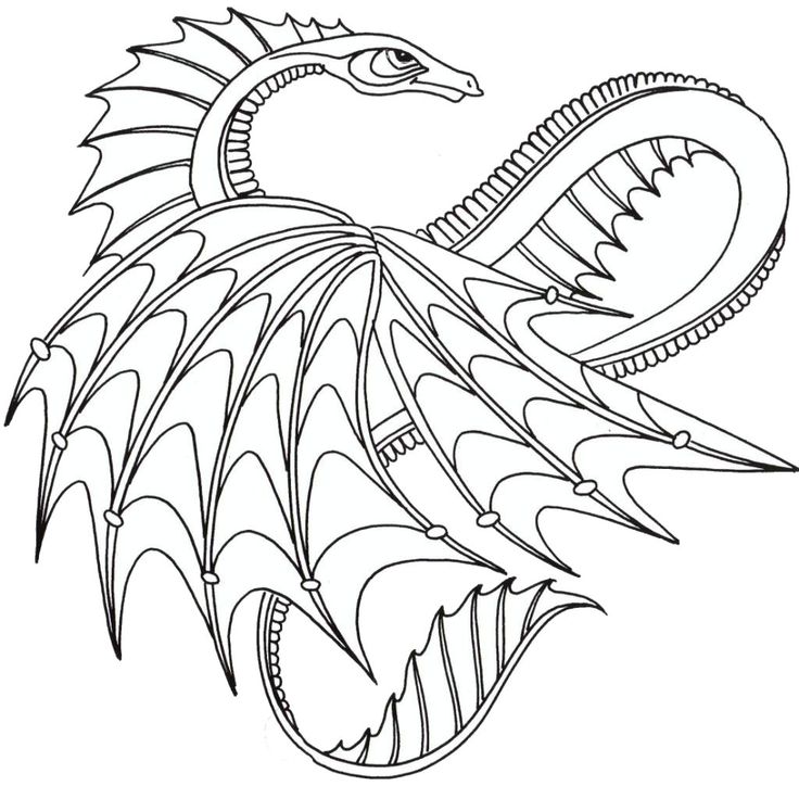 Welsh Dragon Coloring Pages