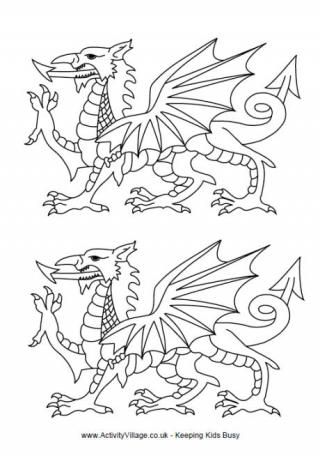 320x456 Welsh Dragon Templates Draco Welsh Dragon, Welsh
