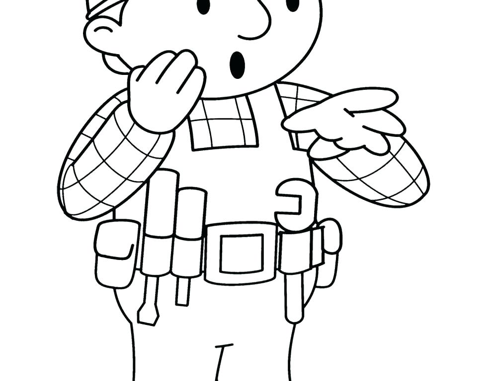 1000x768 Bob The Builder Coloring S Bob The Builder Wendy Coloring Pages
