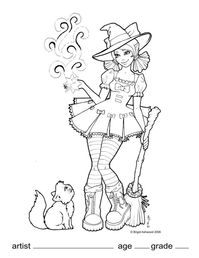 786x1017 Wicked Wendy Coloring Page By Brigidashwood