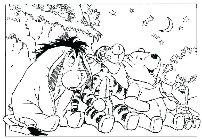 783x540 Winnie The Pooh Coloring Pages The Pooh Coloring Page Pooh