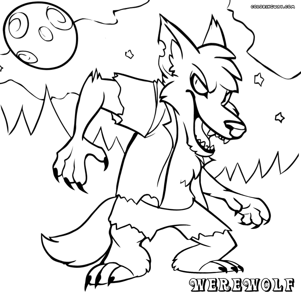 1000x980 Shrewd Werewolf Coloring Pages 24 Printable Fr