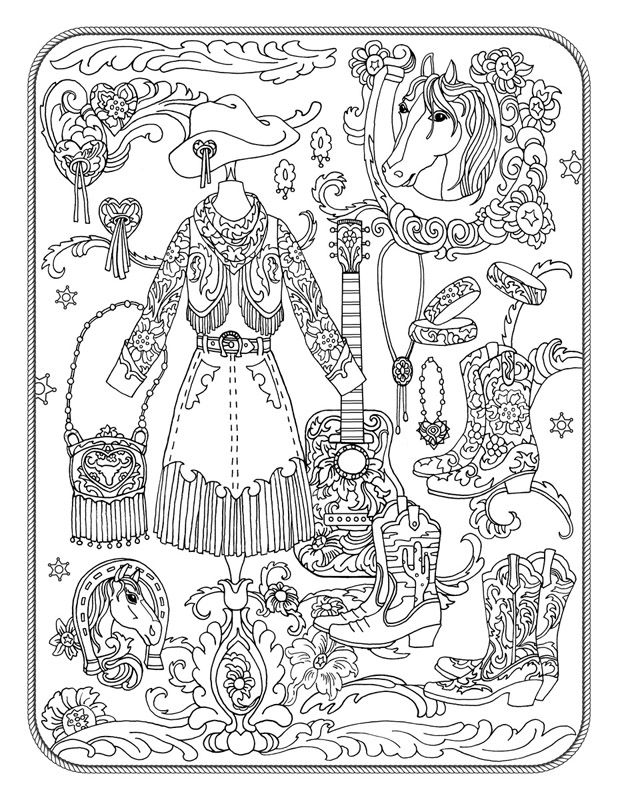 618x800 Western Coloring Pages Fun Time