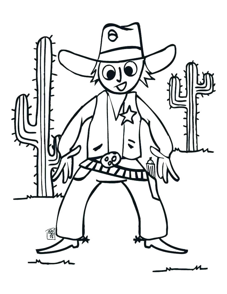 728x941 Cowboy Coloring Pages Printable Cowboy Coloring Books Printable