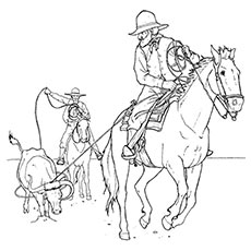 230x230 Cowboy Coloring Pages Free Top 25 Printabe Online Prixducommerce