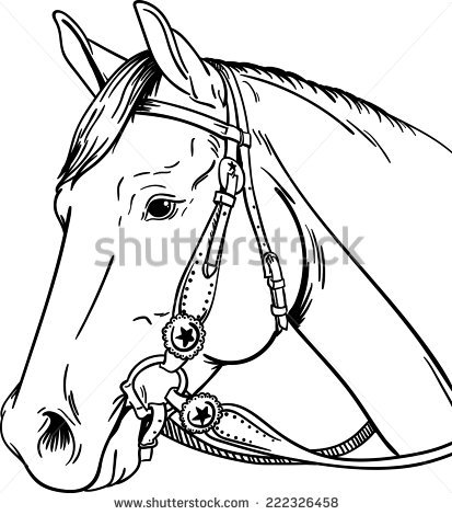 413x470 Reining Horse Coloring Pages ~ Best Ideas For Printable