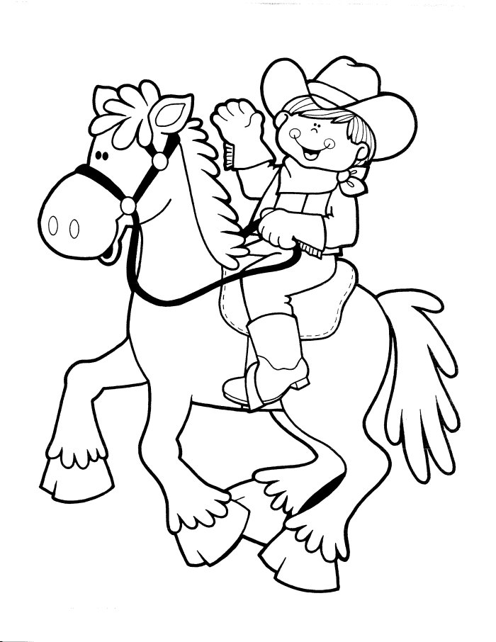 700x906 Cowboy Coloring Sheets Cowboy Coloring Party Ideas
