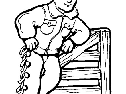 440x330 44 Cowboy Coloring Page, Western Themed Coloring Pages Az Coloring
