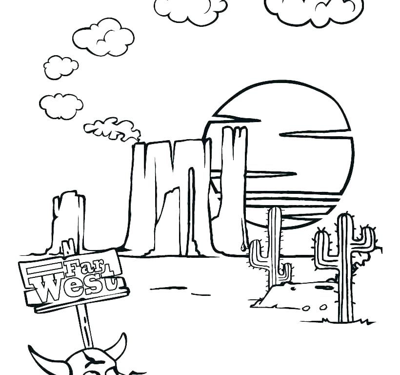 820x768 Wild West Coloring Pages Coloring Old West Town Coloring Pages