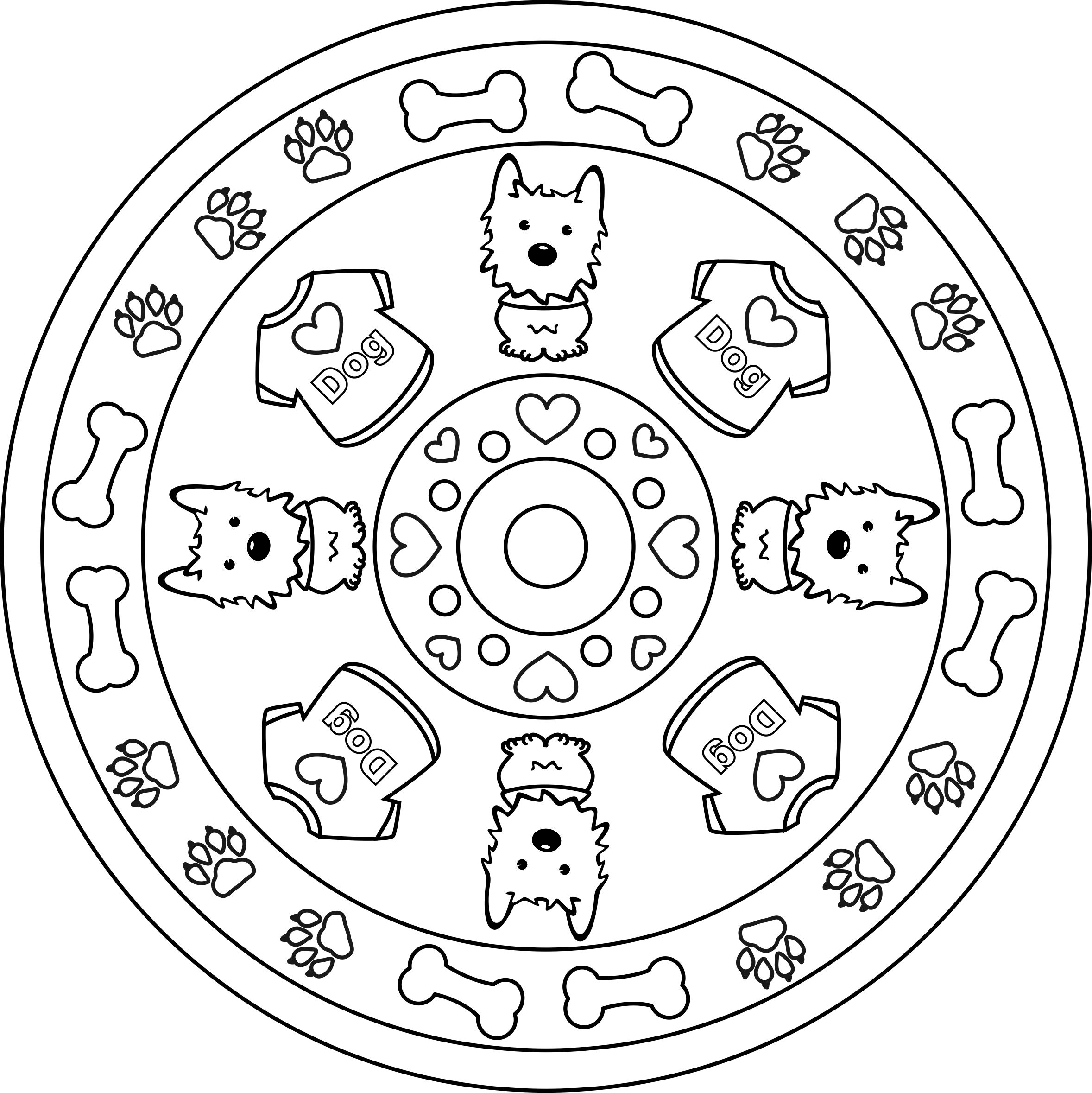 2357x2358 Mandala Westie Dogs Especially Westies Amp Scotties