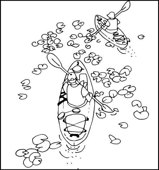 528x566 Canoe Exhibit Colouring Pages