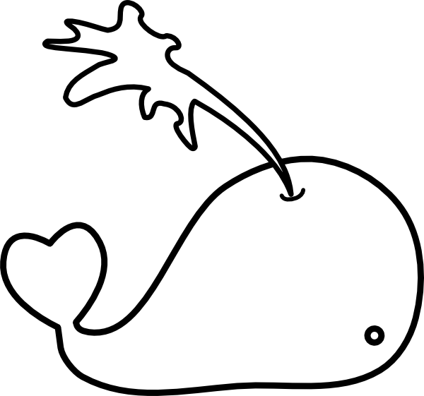 600x561 Whale Coloring Pages
