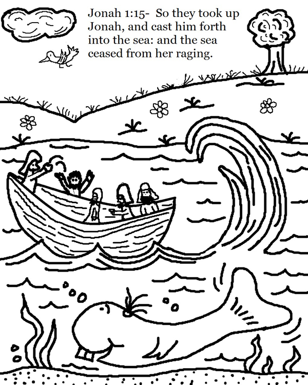 600x750 Jonah And The Whale Coloring Pages Free Amazing Free Printable