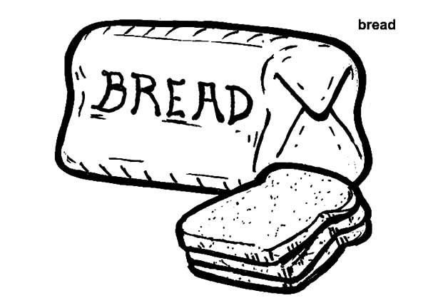 600x425 27 Bread Coloring Page Printable Free Coloring Pages