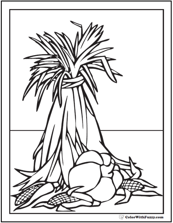 590x762 Thanksgiving Coloring Page Customizable Pdfs